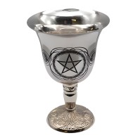 Pentagram Chalice Stainless Steel 4 3/4"