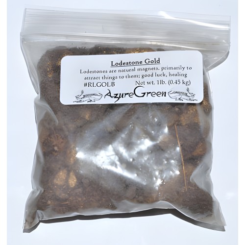 Lodestones Dorados de 1 lb - Magia de Prosperidad