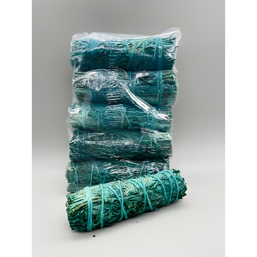 4" Nag Champa Sage Smudge Sticks 6 Pack