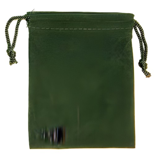 Bolsa de Terciopelo Verde - Almacenamiento Elegante