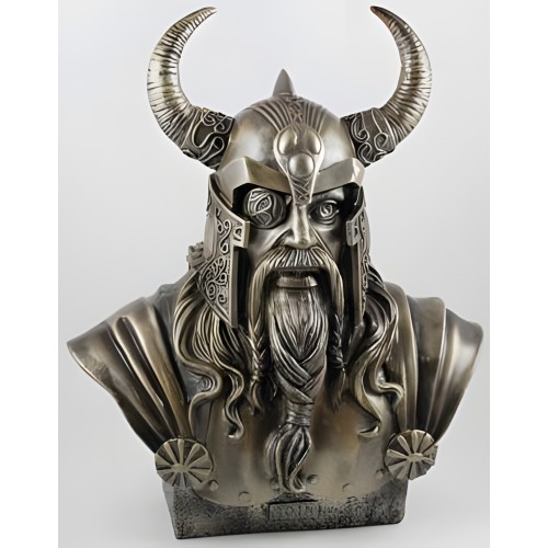 Busto de Odin 11\" - Estatua de Dios Nórdico