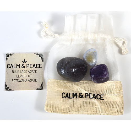 Calm & Peace Kit with Healing Stones