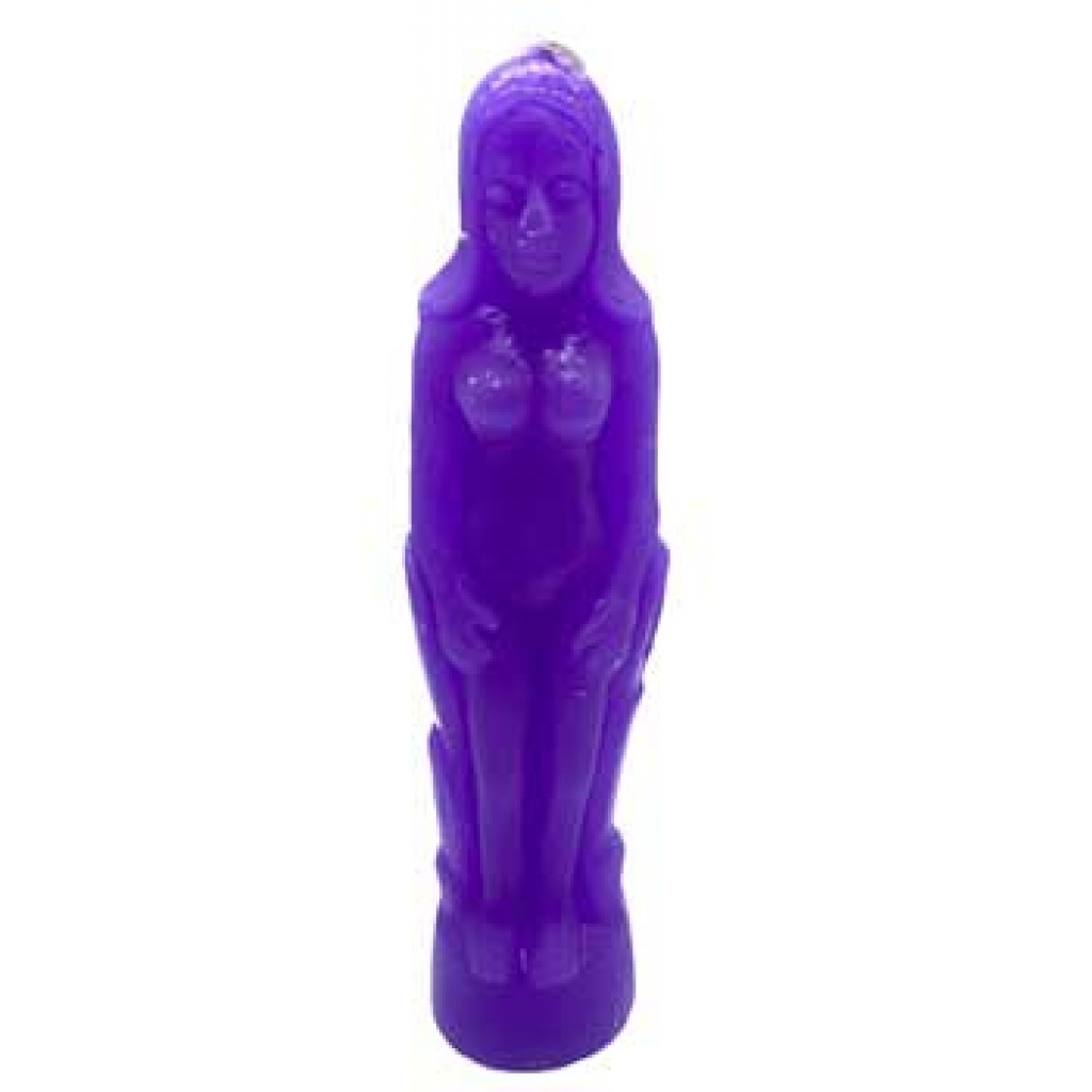 Purple Female candle 7