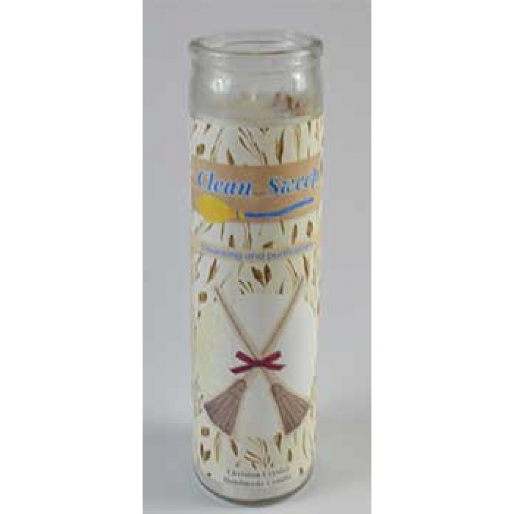 Clean Sweep aromatic jar candle