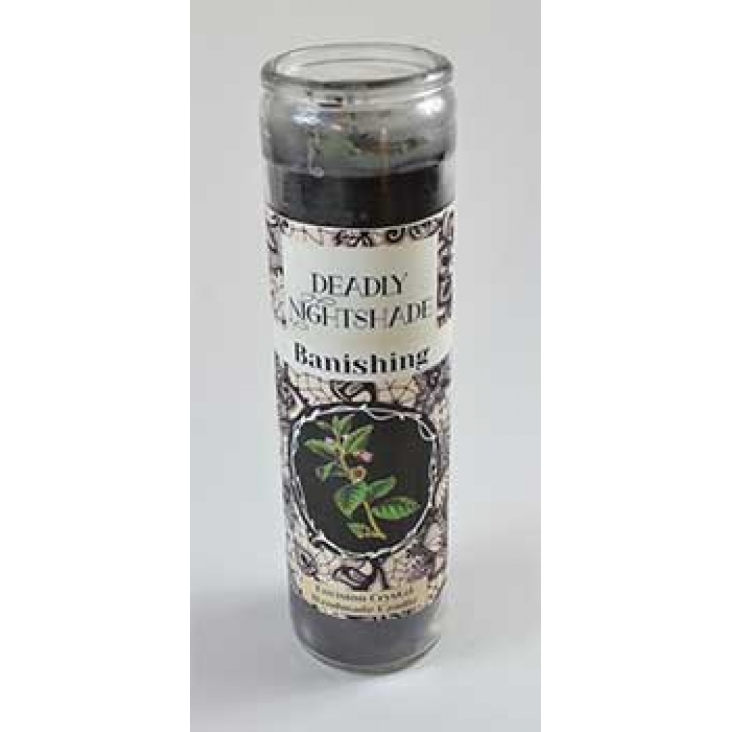 Deadly Nightshade aromatic jar candle