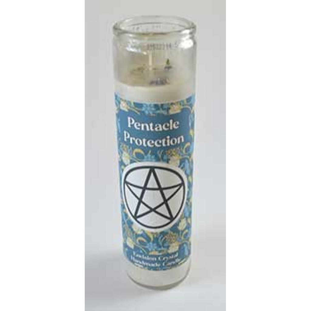 Pentacle Protection aromatic jar candle