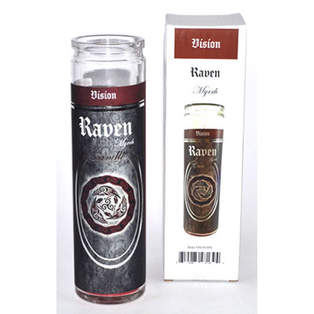 90 hr Raven (Myrrh) jar candle