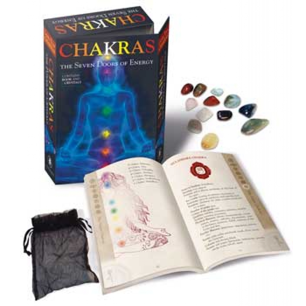 Chakras, Seven Doors of Energy (bk & 7 crystals) by Lo Scarabeo