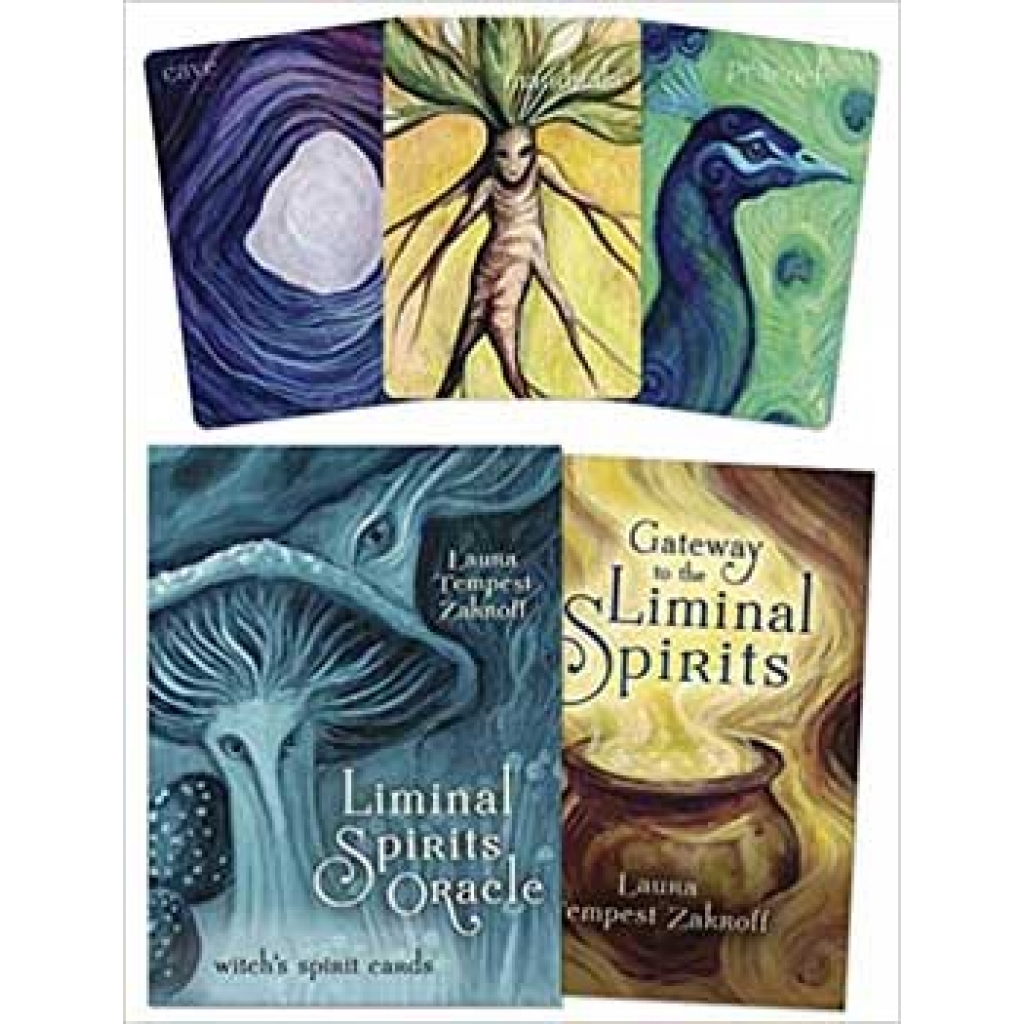 Liminal Spirits oracle,Witch's Spirit Cards by Laura Tempes Zakroff