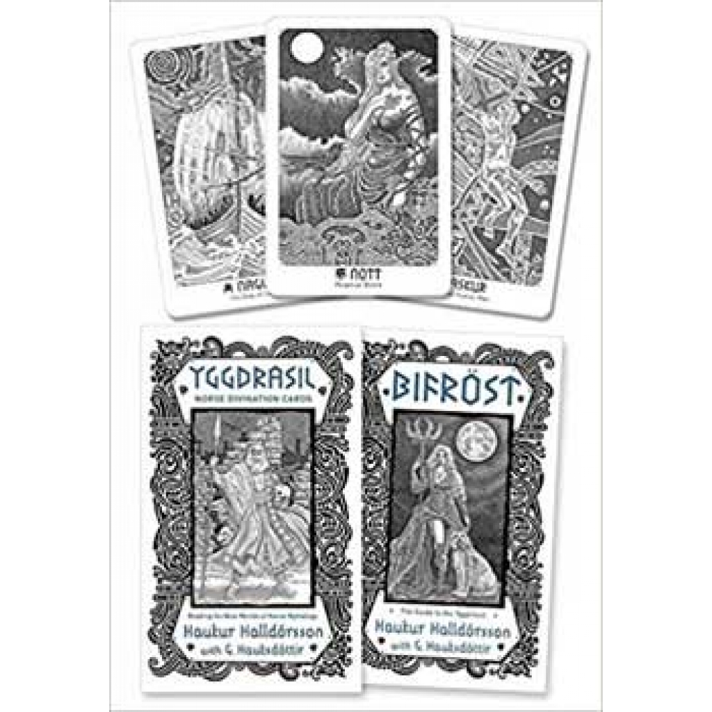 Yggdrasil Norse Divination cards dk & bk by Halldorsson & Hauksdottir