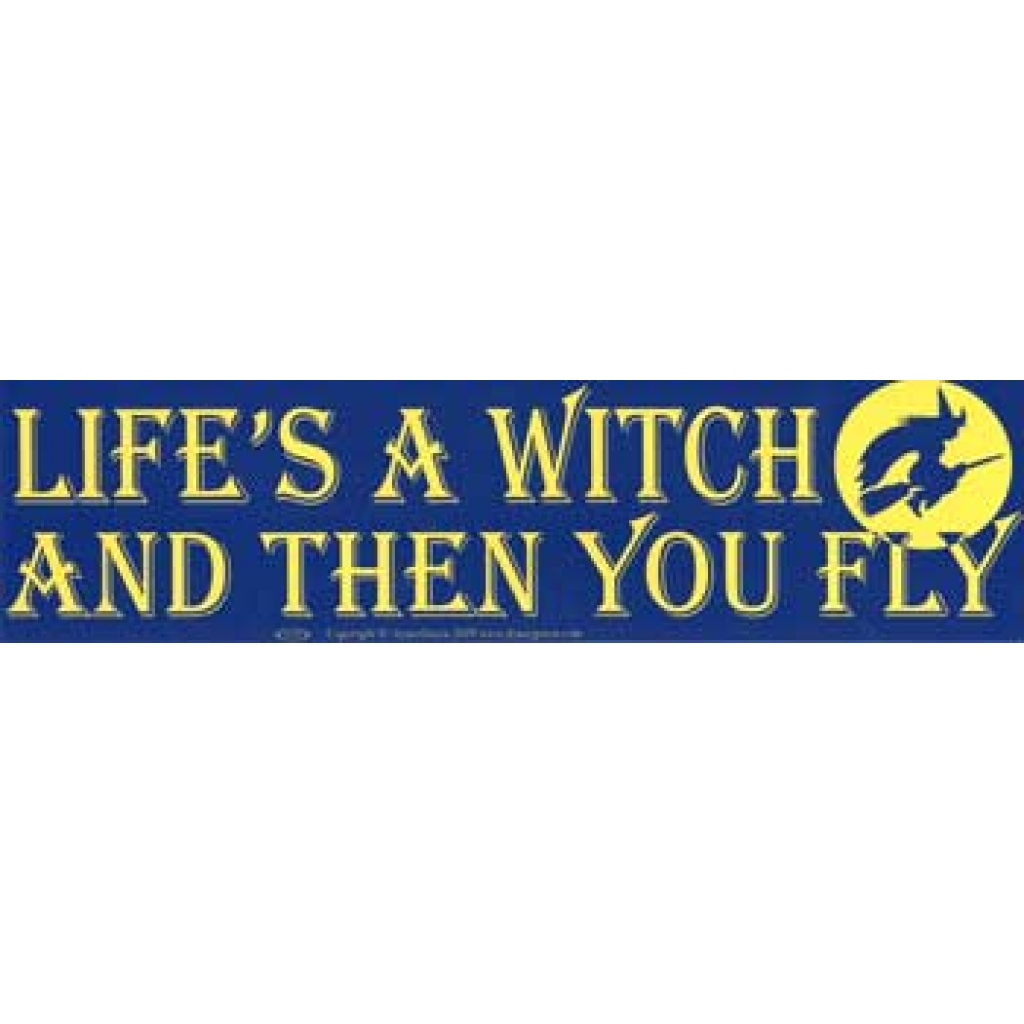 Life's A Witch And Then You Fly