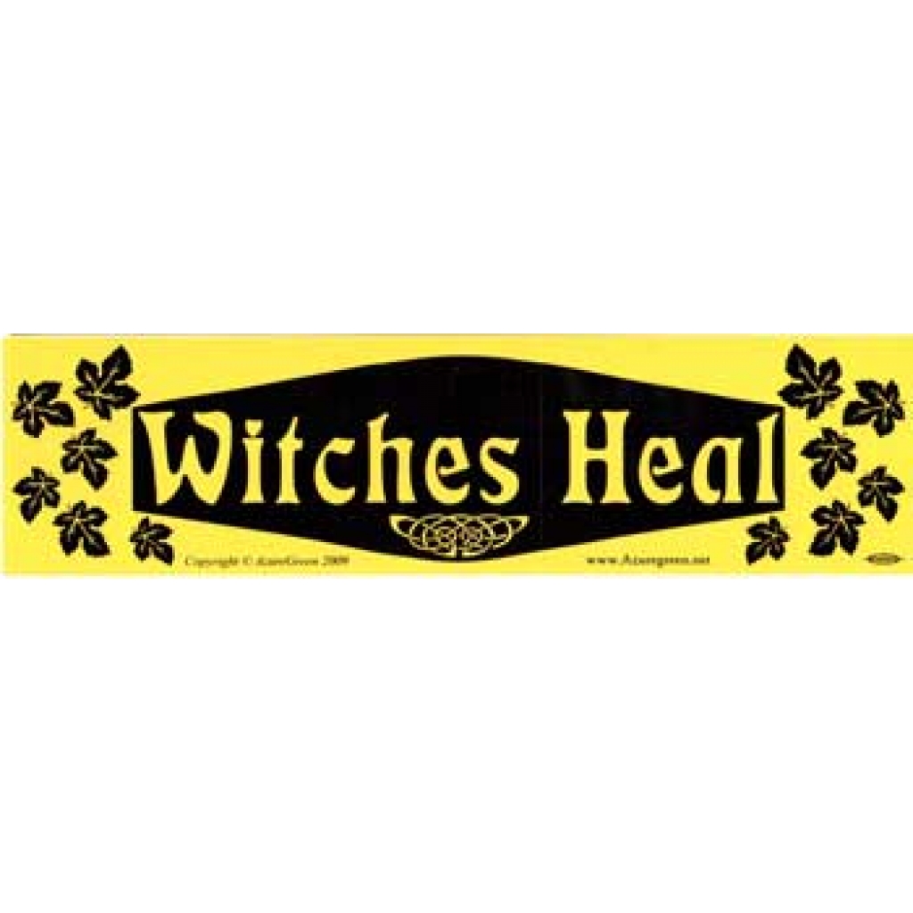 Witches Heal bumper sticker