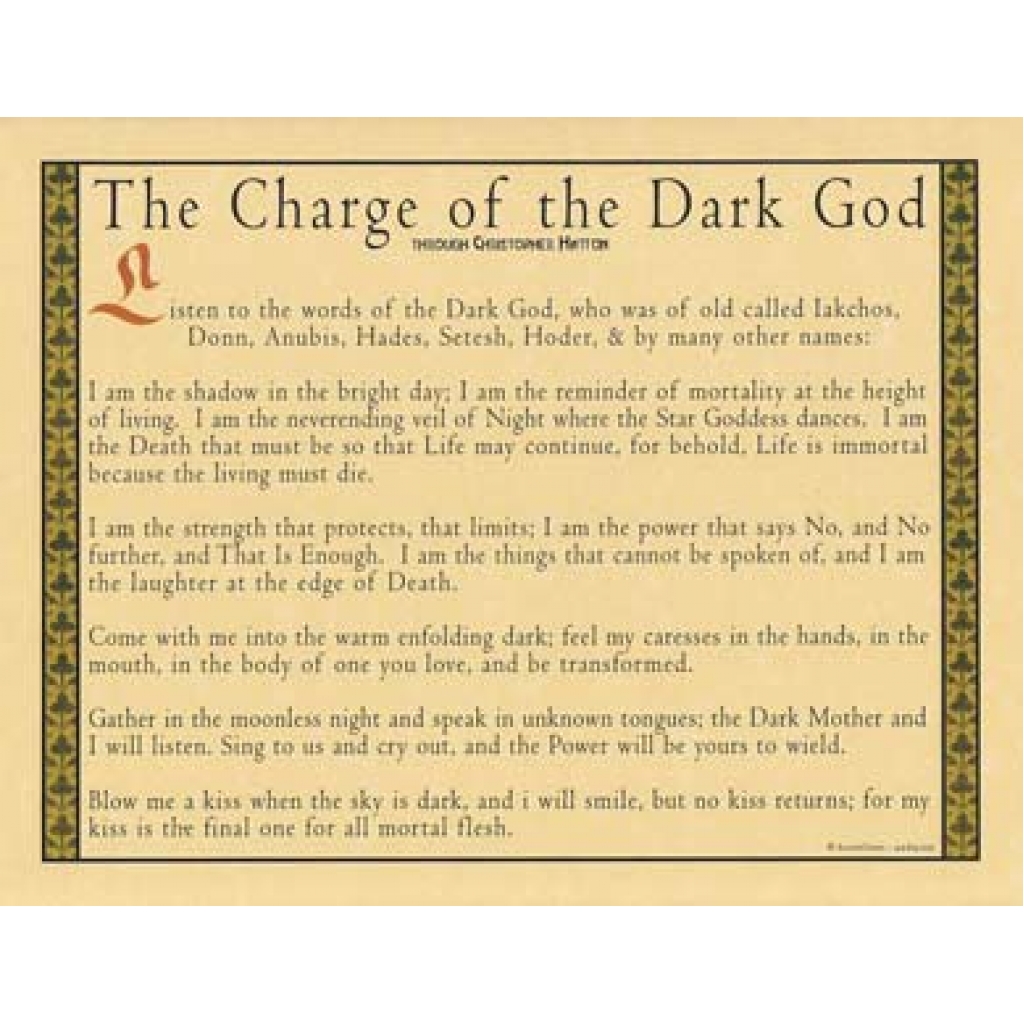Dark God poster
