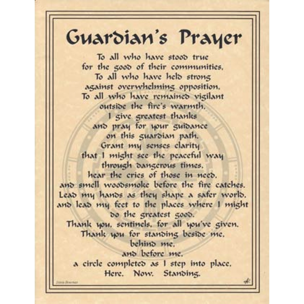 Guardian's Prayer poster
