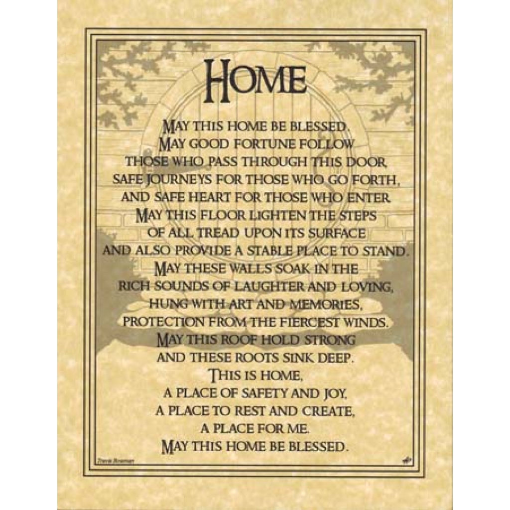Home Blessing poster