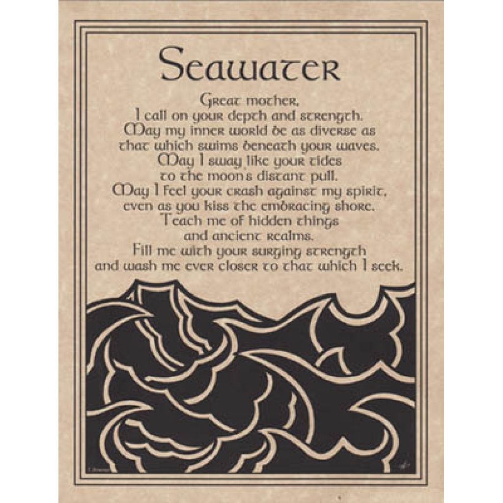 Seawater Prayer poster