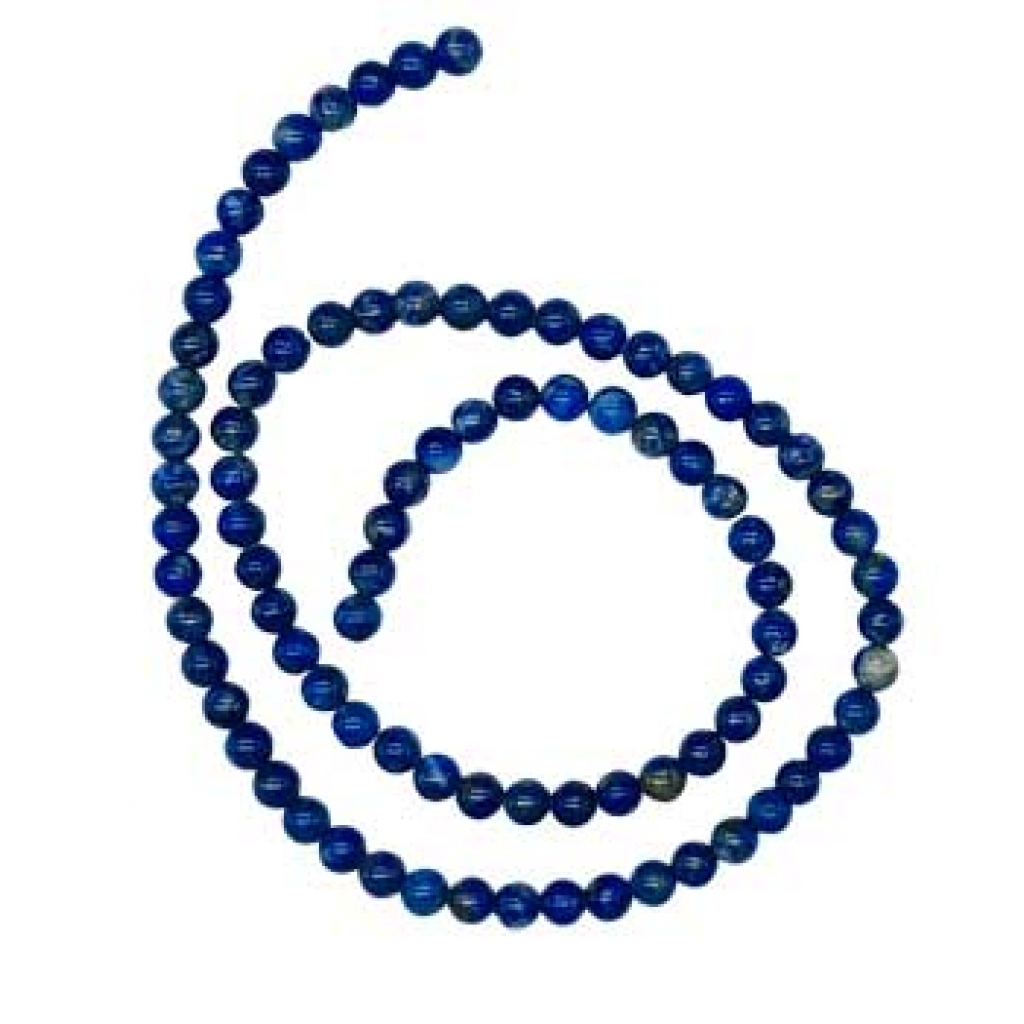 4mm Lapis beads