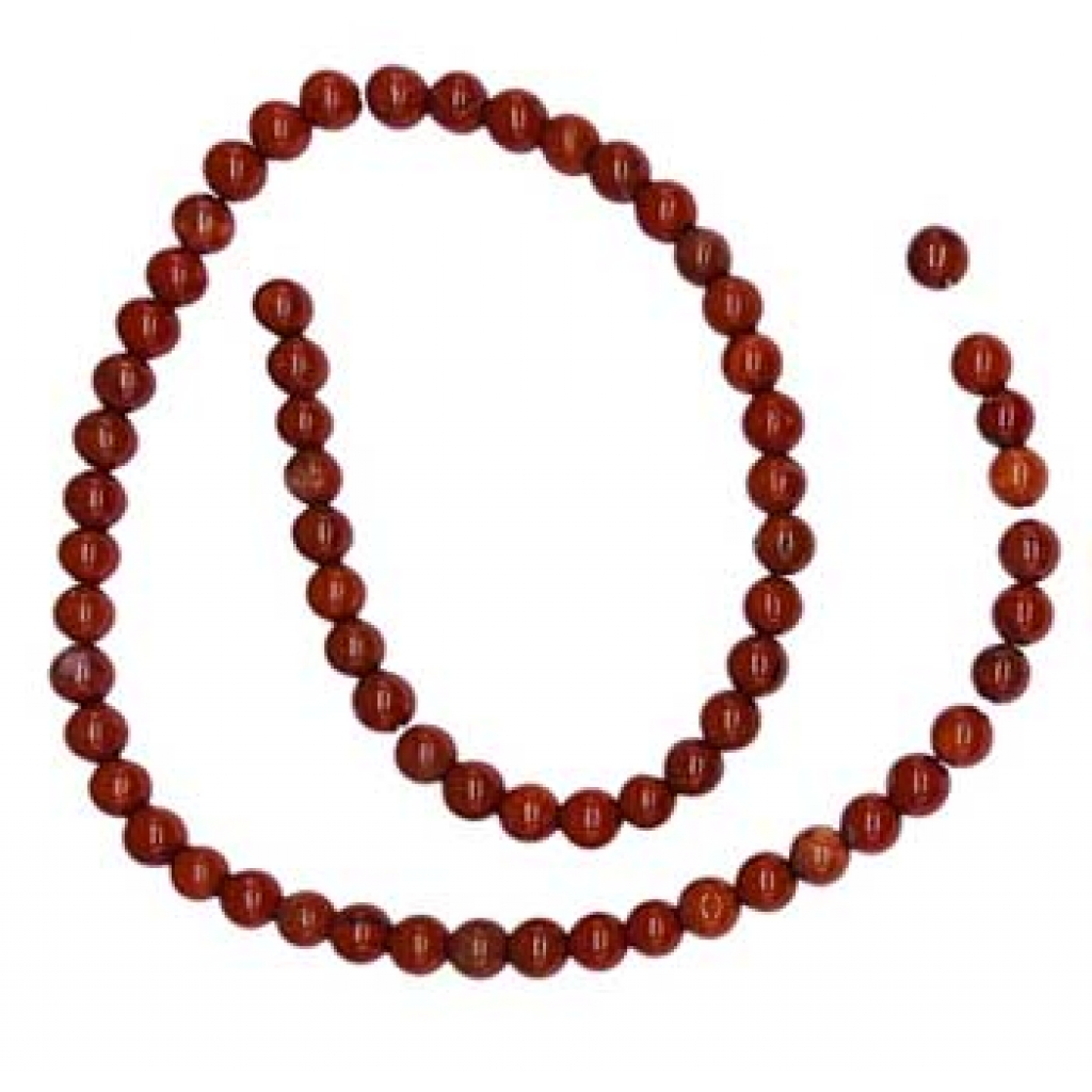 6mm Red Jasper beads