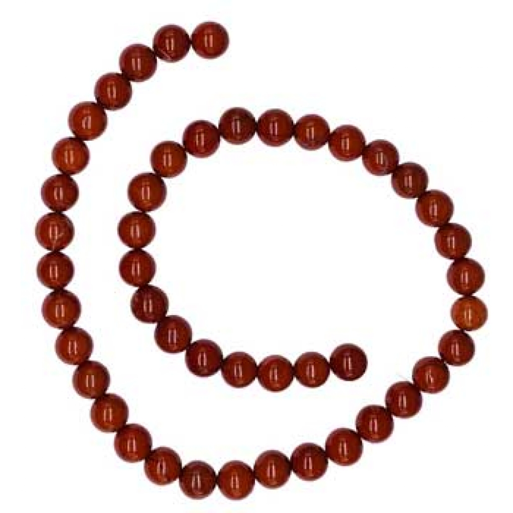 8mm Red Jasper beads