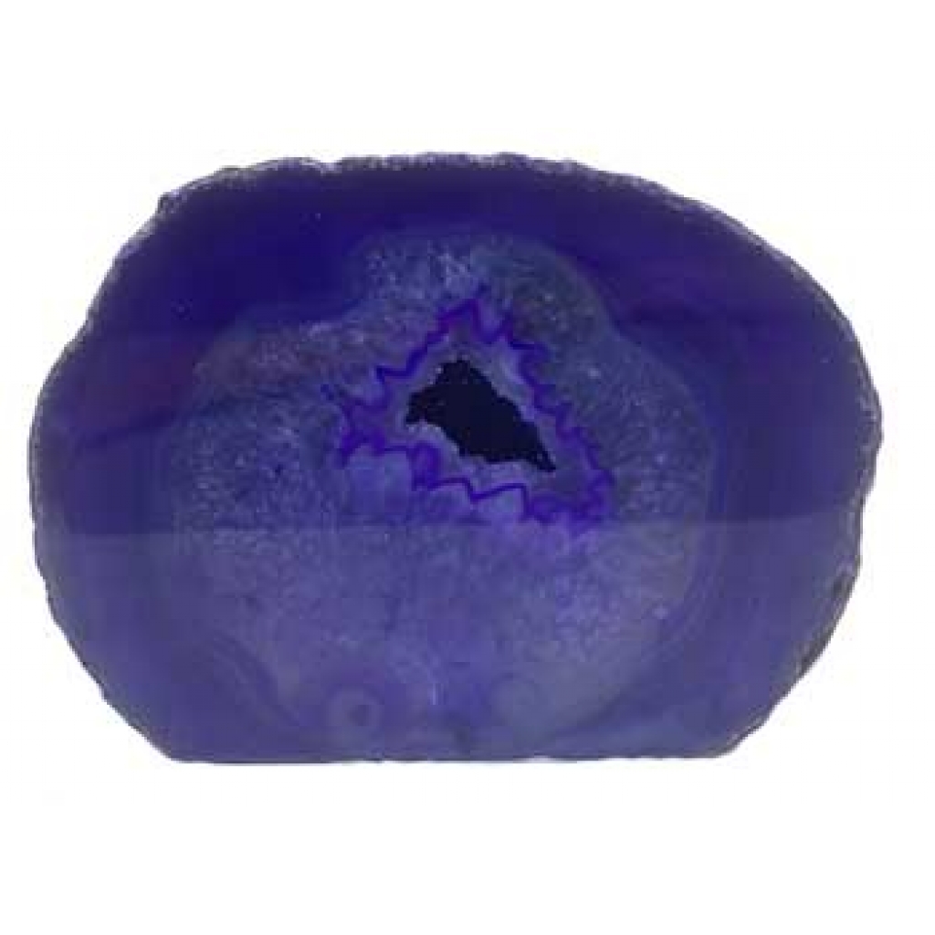 1.5-1.8# Geode Purple Agate cut