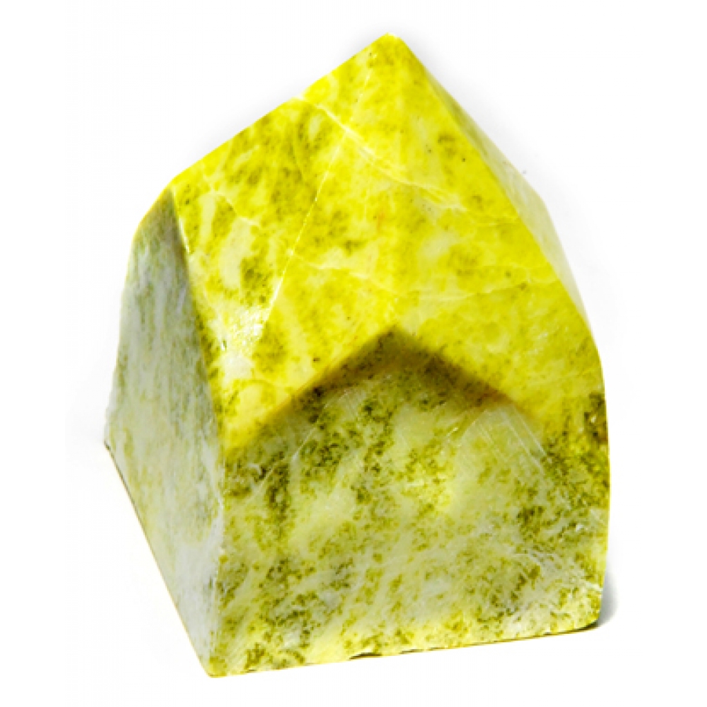 Yellow Jade top polished point