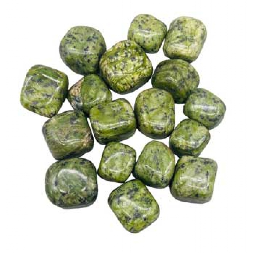 1 lb Jade, Jungle tumbled stones