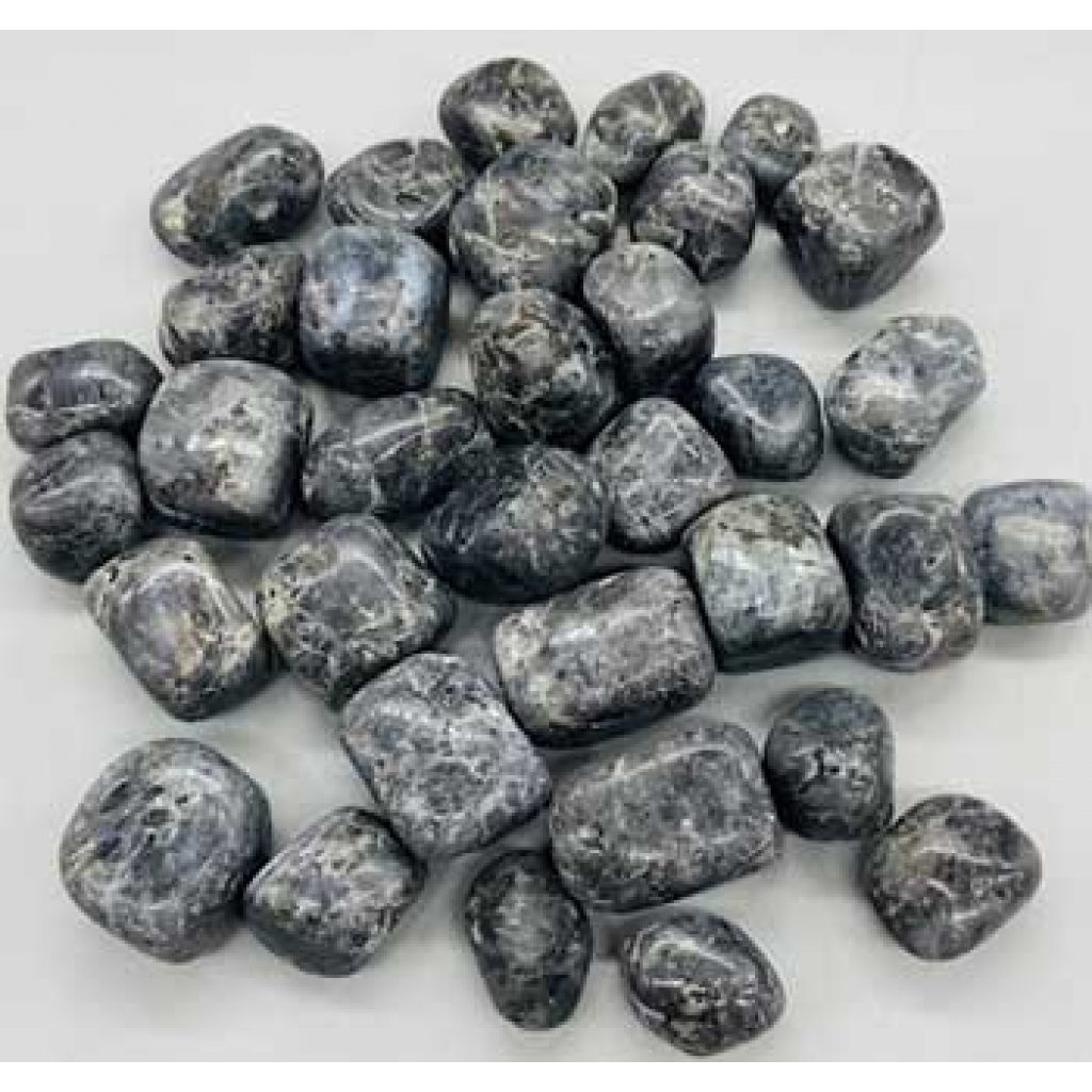 1 lb Larvikite tumbled stones