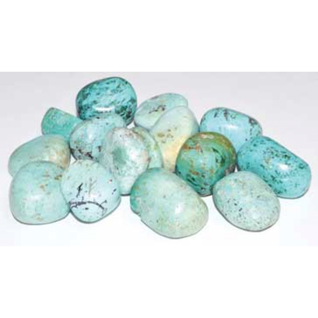 1 lb Turquoise tumbled stones