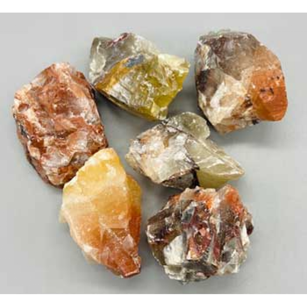 1 lb Red/ Brown Calcite untumbled stones