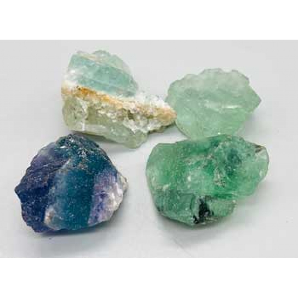 1 lb Fluorite untumbled stones