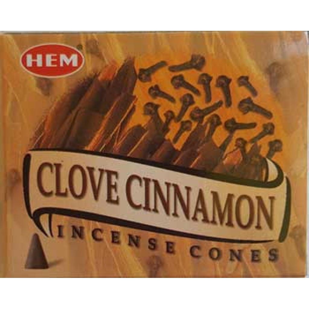 Clove Cinnamon HEM cone 10 cones