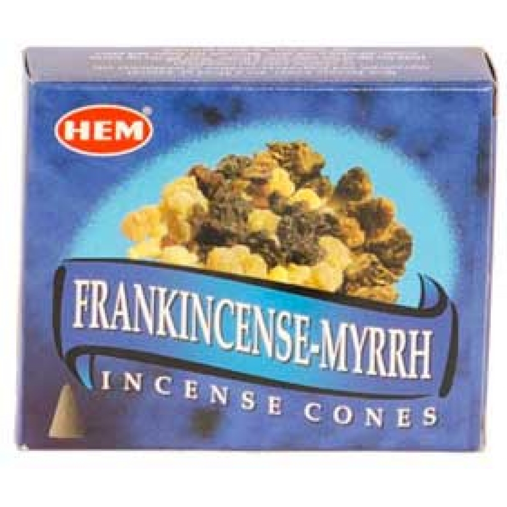 Frankincense & Myrrh HEM cone 10 cones