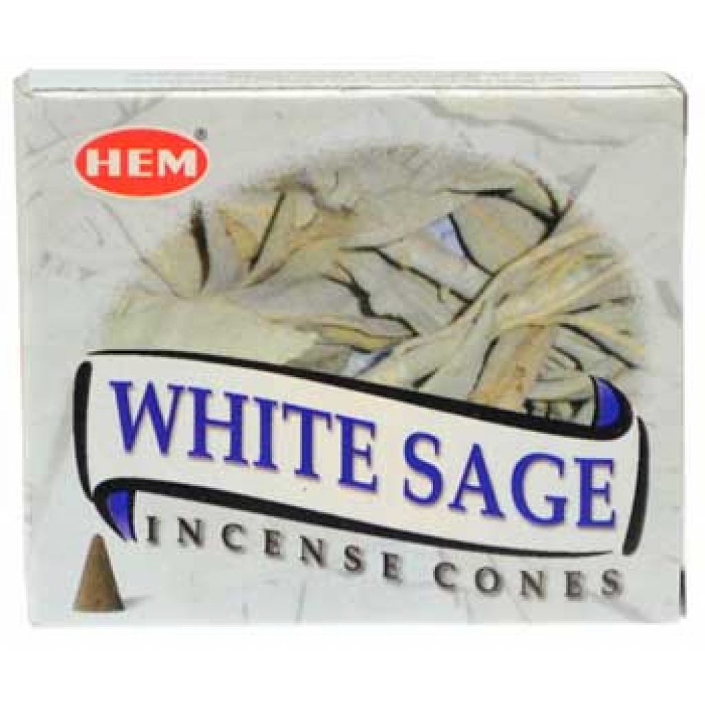 White Sage HEM cone 10 cones