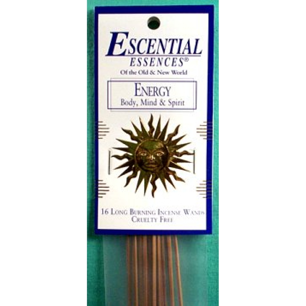 Energy essential escences incense sticks 16 pack