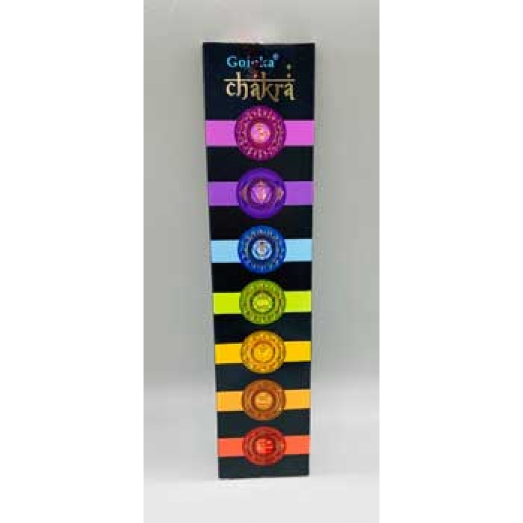 Goloka 7 Chakra incense sticks 15gm