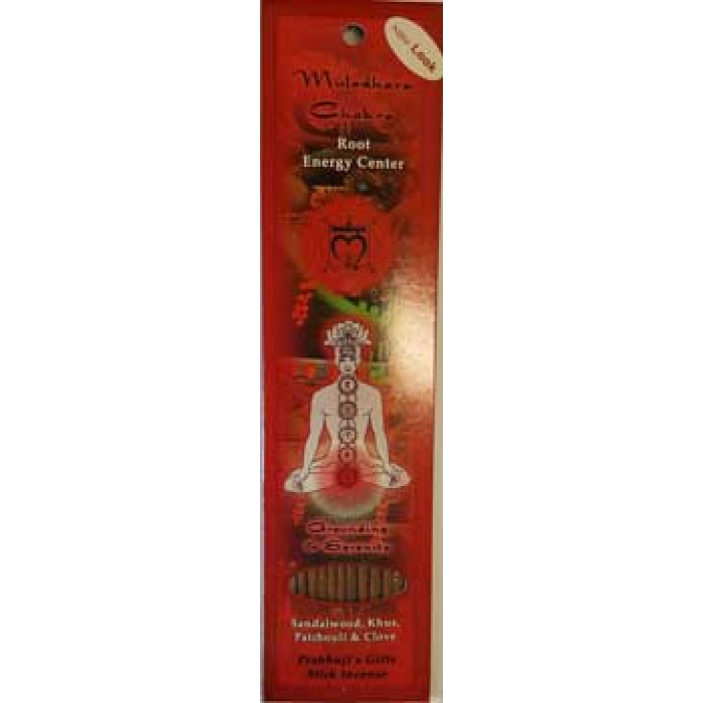 Muladhara Chakra incense stick 10 pack