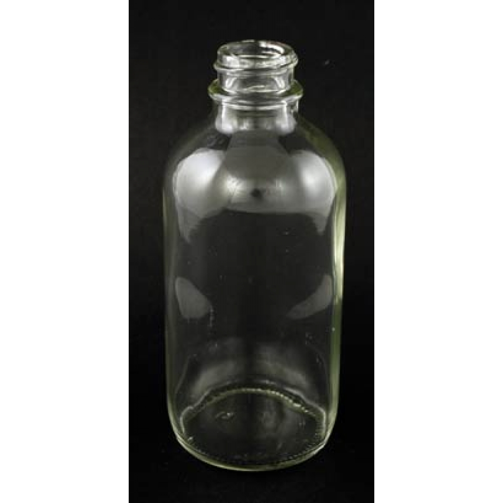 Clear 4oz Glass Bottle & Cap