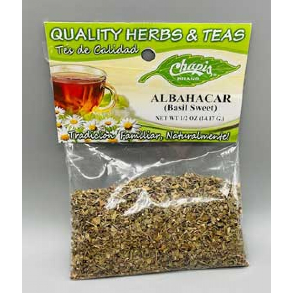 1/2oz Albahacar chapis tea (basil sweet)