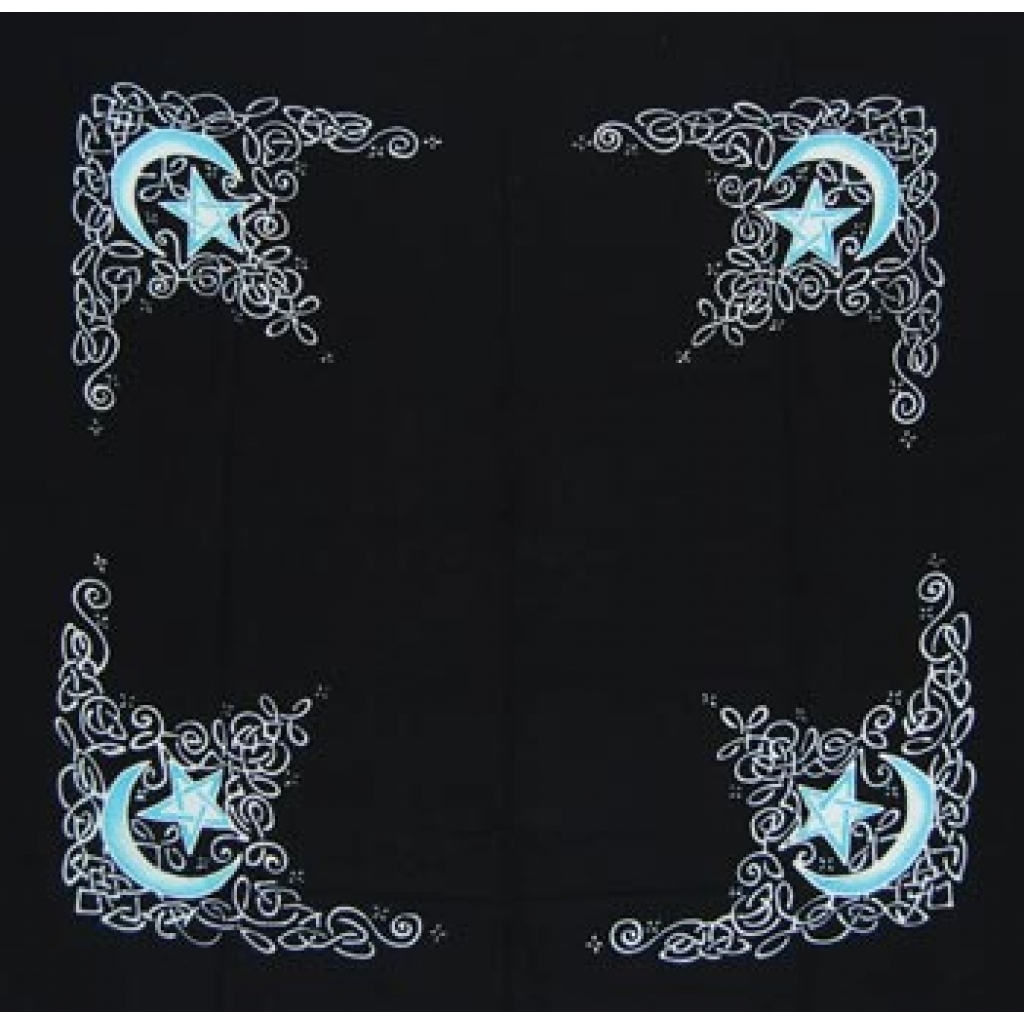 Celtic Moon altar cloth or scarve 36