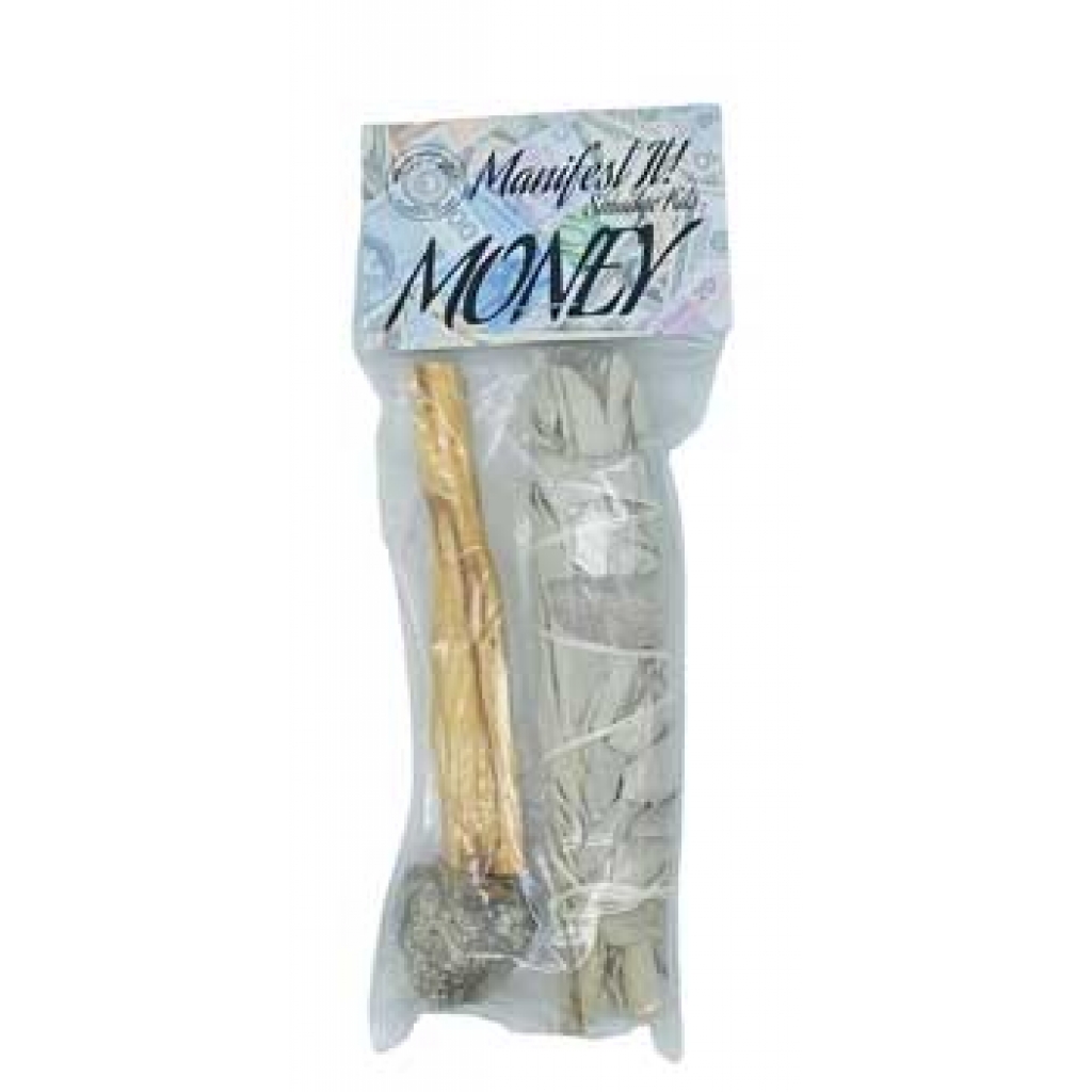Money manifest it smudge kit