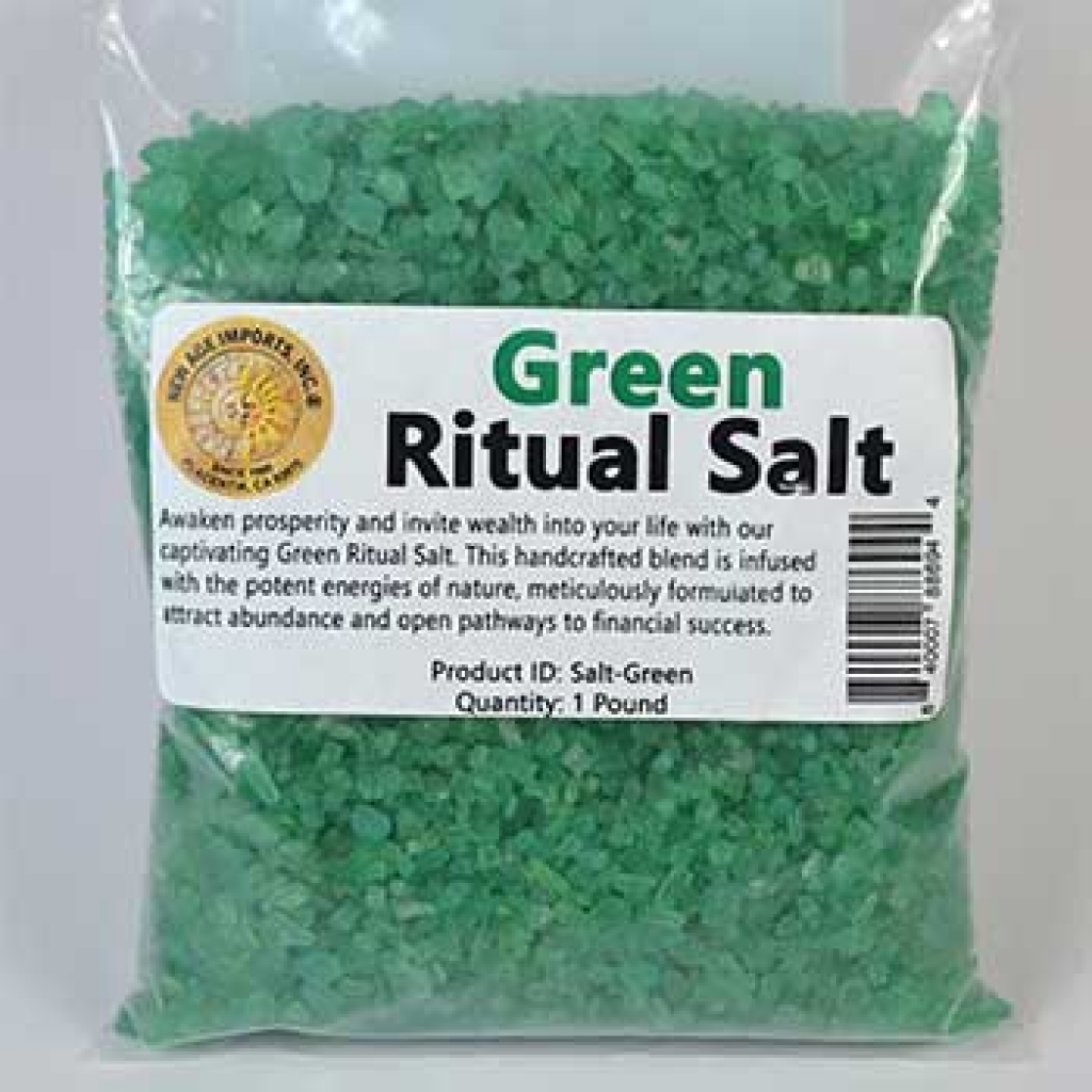 1 Lb Green ritiual salt