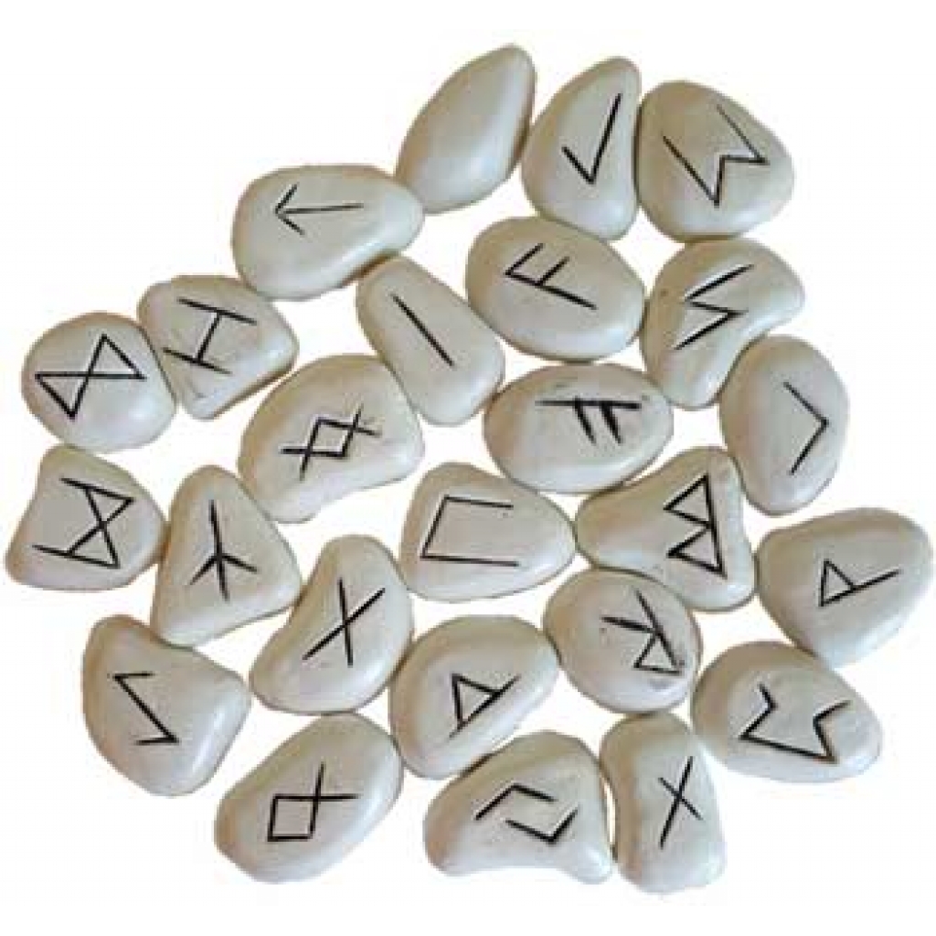 White Resin rune set