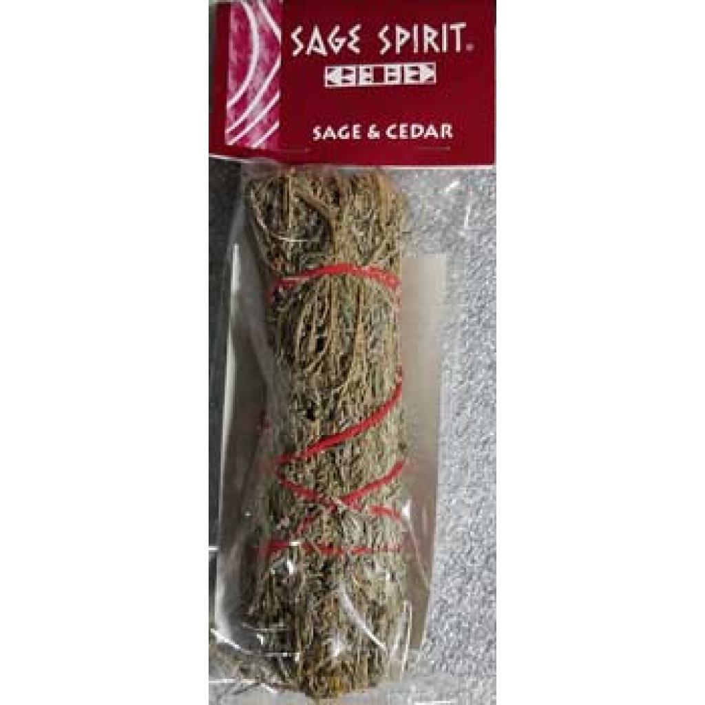 Sage & Cedar smudge stick 7
