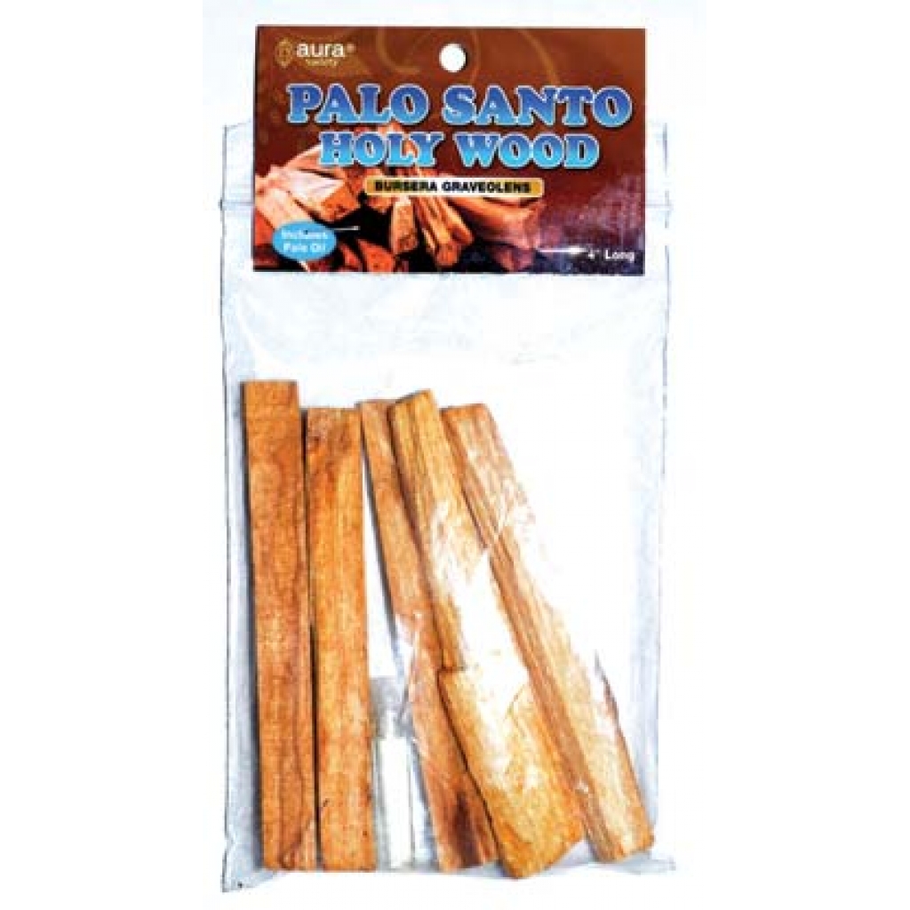 4 pack Palo Santo smudge sticks & Oil
