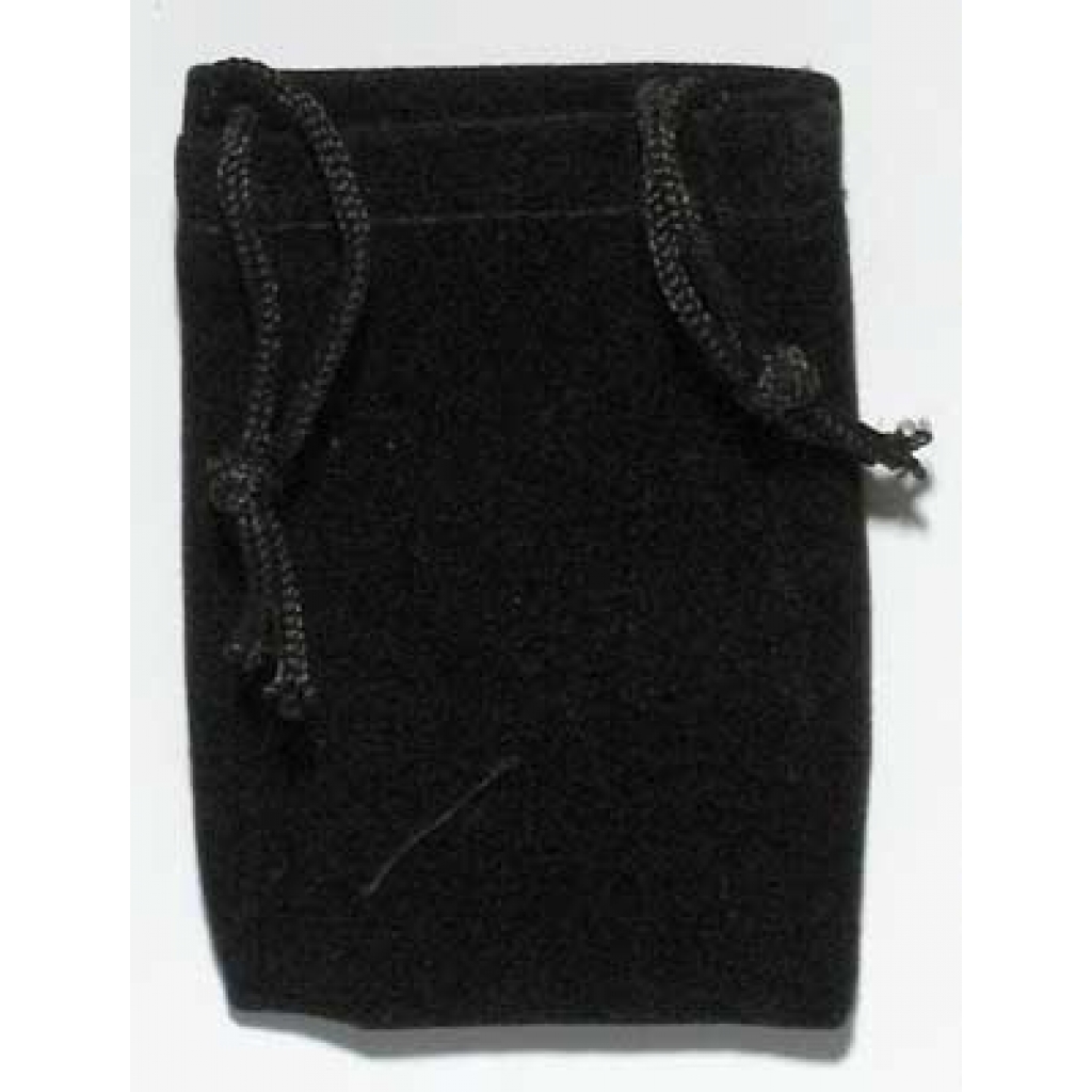Black Velveteen Bag