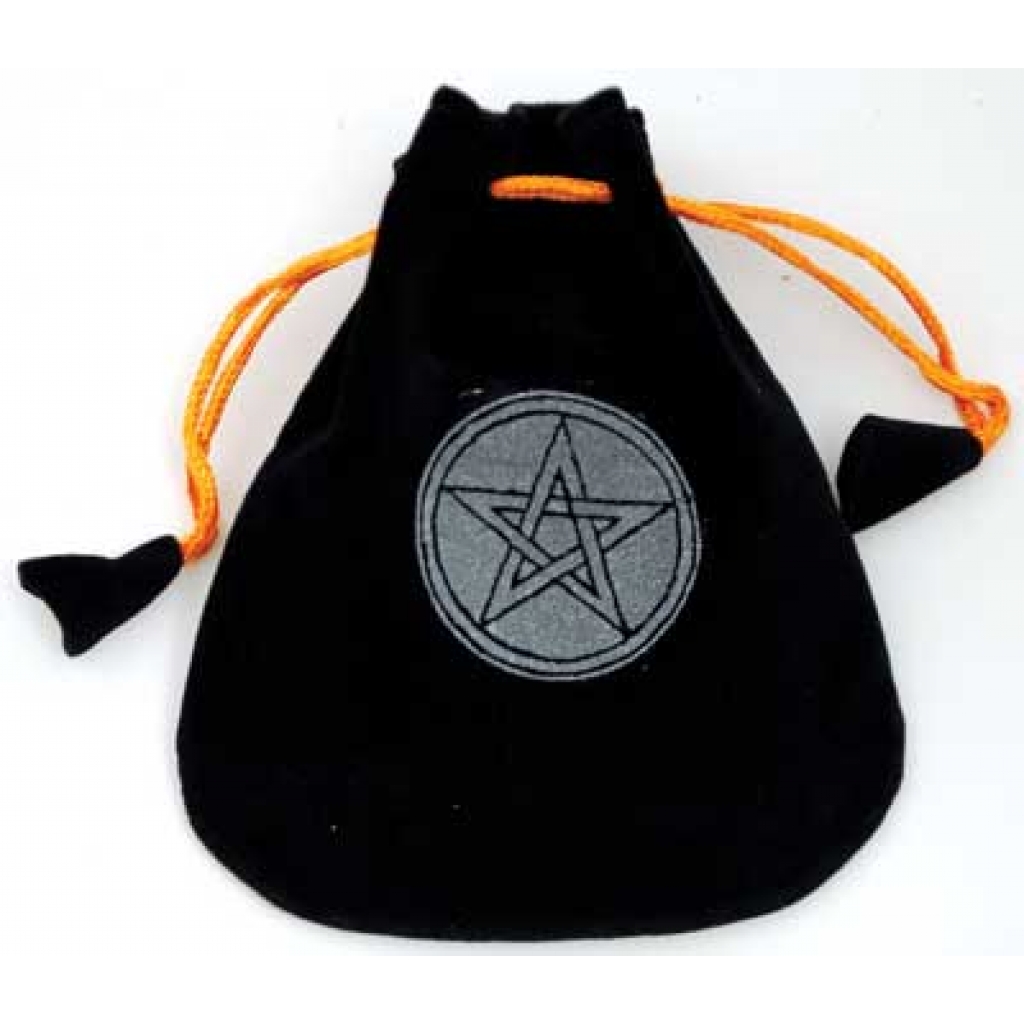 Pentagram Velveteen Black Bag 5