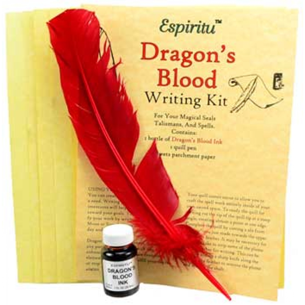 Dragon's Blood writing kit