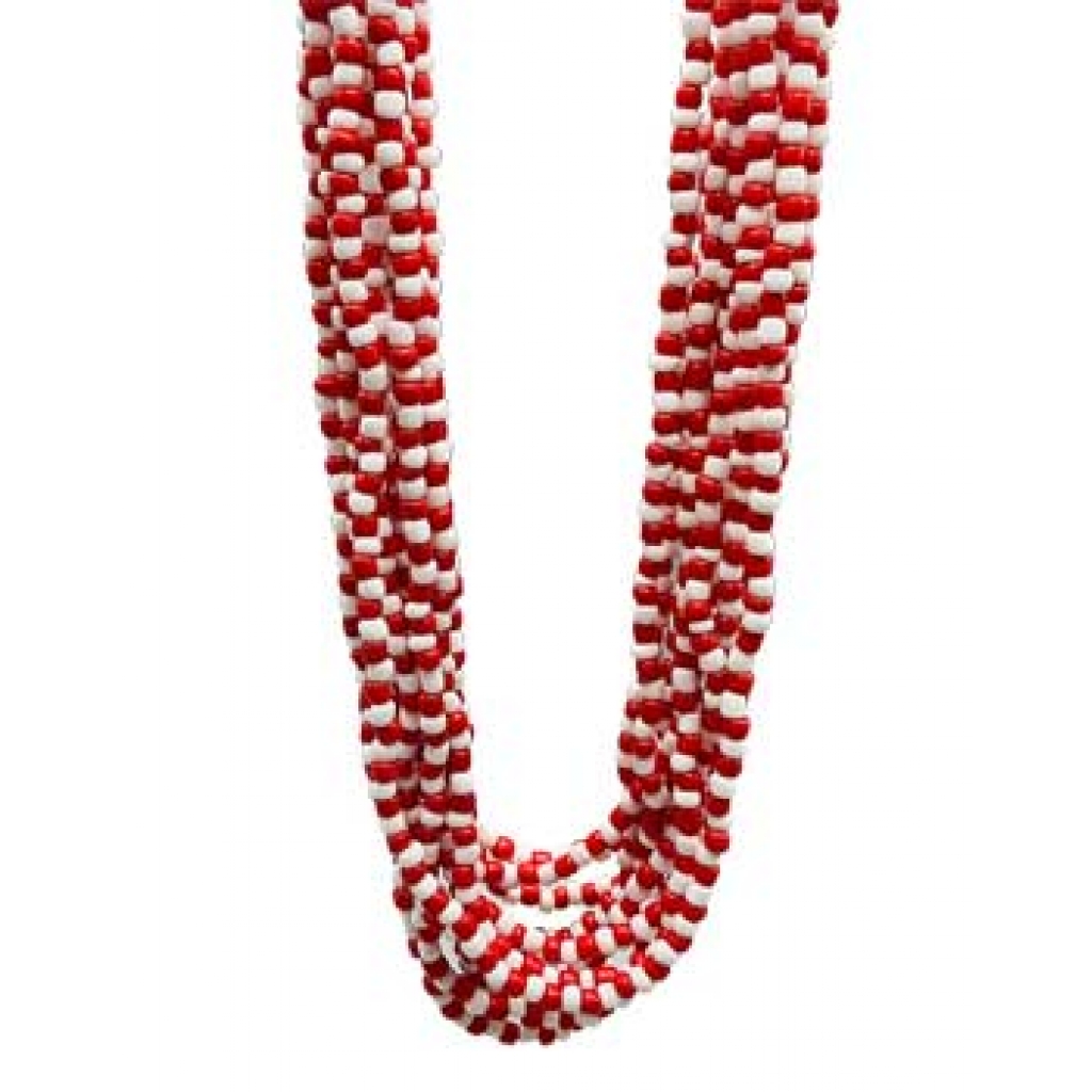 (set of 12) Shango santeria necklace