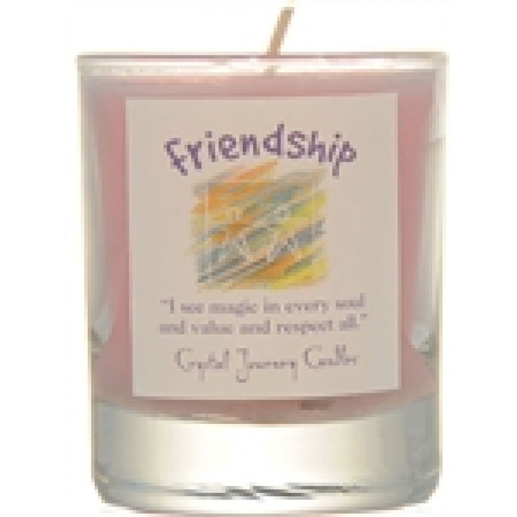 Friendship soy votive candle