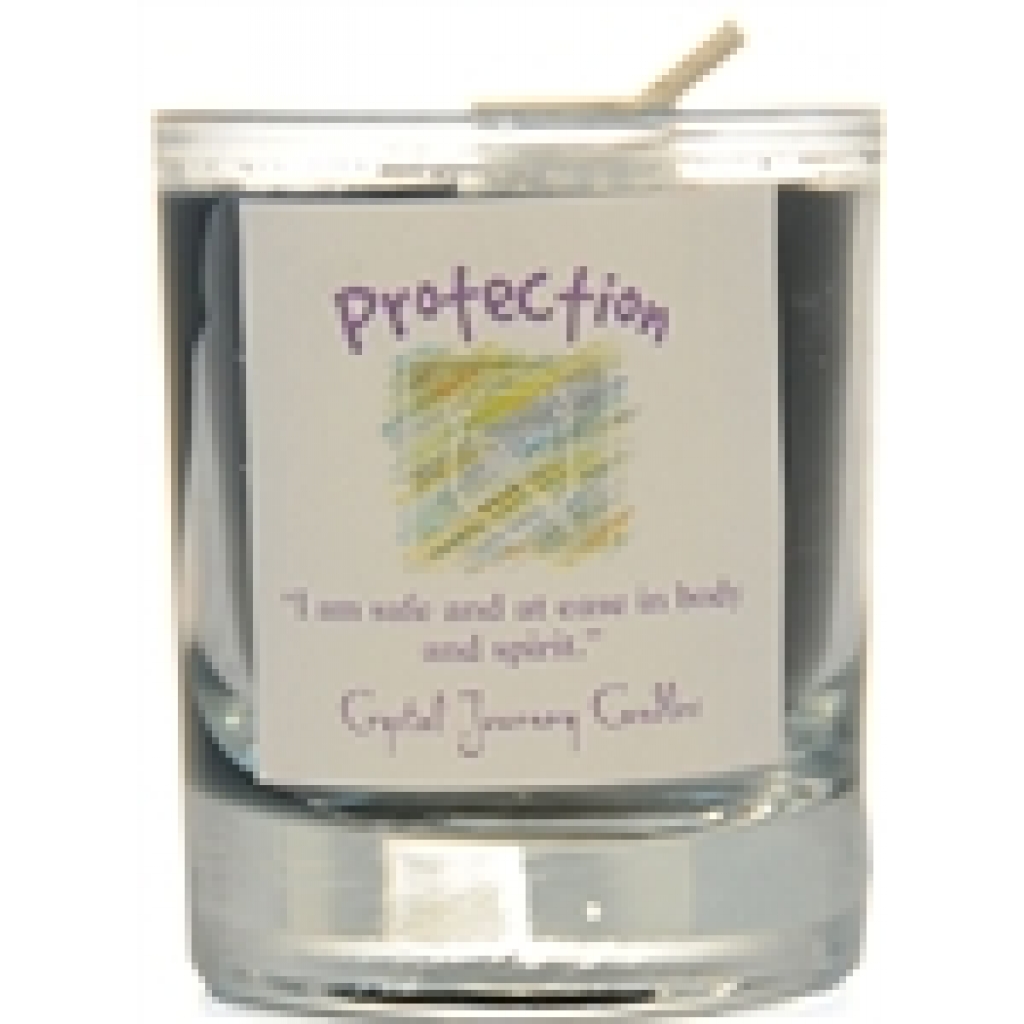 Protection soy votive candle